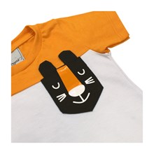 Conjunto Camiseta e Bermuda Moletinho Carinha 28534 - Angerô