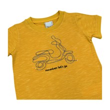 Conjunto Camiseta e Bermuda Moletinho Moto 28536 - Angerô