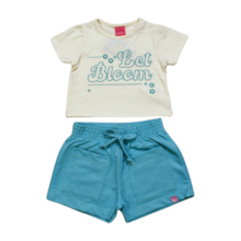 Conjunto Cropped e Shorts Moletinho com Bolso 56942 - Kamylus
