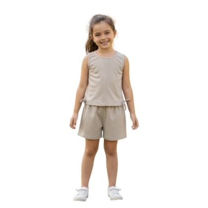 Conjunto Feminina Blusa e Shorts Com Strass 9908 - Livy