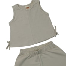 Conjunto Feminina Blusa e Shorts Com Strass 9908 - Livy