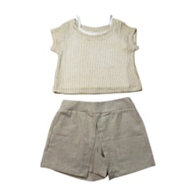 Conjunto Feminino 3 Peças 854 - Lit  Creme 18