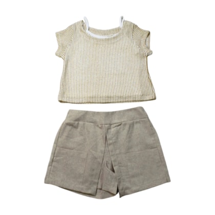 Conjunto Feminino 3 Peças 854 - Lit  Creme 18