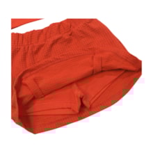 Conjunto Feminino Blusa Aplique Laço e Saia Canelada 37232 - Angerô       