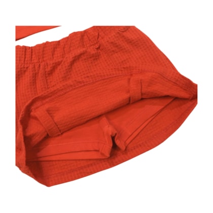 Conjunto Feminino Blusa Aplique Laço e Saia Canelada 37232 - Angerô       