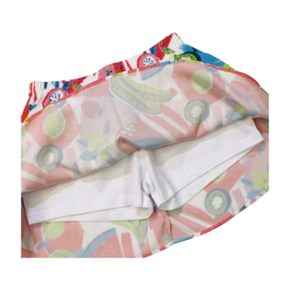 Conjunto Feminino Blusa Bloom e Saia Tecido 17234 - Boca Grande