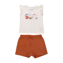 Conjunto Feminino Blusa Bordada e Shorts 26066 - Brandili 