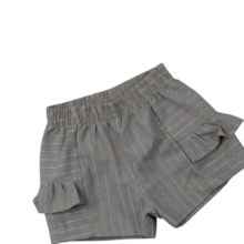 Conjunto Feminino Blusa Bordada Manga e Shorts - 37421 - Angerô
