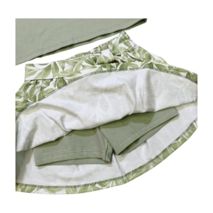 Conjunto Feminino Blusa Bordado Borboleta e Saia 2001299 - Milon  