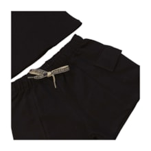 Conjunto Feminino Blusa Canelada e Shorts Cargo 24383 - Two Colors