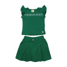 Conjunto Feminino Blusa com Bordado e Shorts 37256 - Angerô  