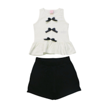 Conjunto Feminino Blusa com Laço e Shorts 8141 - By Gus 