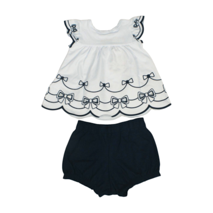 Conjunto Feminino Blusa com Laços e Shorts 2000934 - Milon 