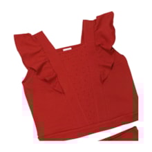 Conjunto Feminino Blusa com Strass e Shorts A5230 - Alakazoo  