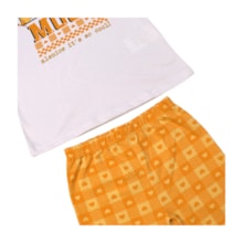 Conjunto Feminino Blusa e Bermuda Estampada Corações 71376 - Alenice    