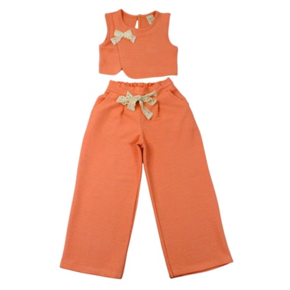 Conjunto Feminino Blusa e Calça Pantacout 37481 - Angerô