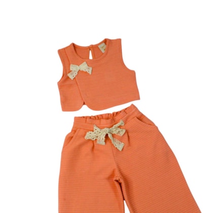 Conjunto Feminino Blusa e Calça Pantacout 37481 - Angerô
