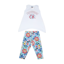 Conjunto Feminino Blusa e Capri Estampa Floral 8895 - Kiko