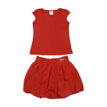 Conjunto Feminino Blusa e Saia Balonê 8160 - By Gus 