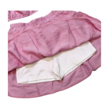 Conjunto Feminino Blusa e Saia com Elástico 858 - Lit  