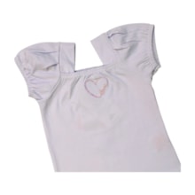Conjunto Feminino Blusa e Saia com Tule Corações 04601 - Dila  