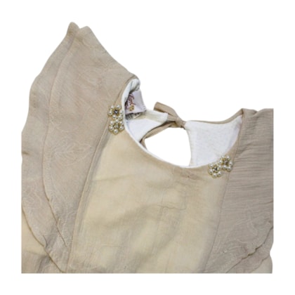 Conjunto Feminino Blusa e Saia Crepe Laço 2119 - Carol e Dani