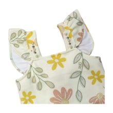 Conjunto Feminino Blusa e Saia Estampada Flores 2123 - Carol e Dani  