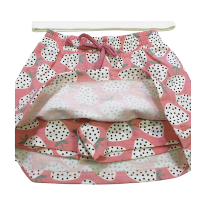 Conjunto Feminino Blusa e Saia Estampada Morango 8140 - By Gus