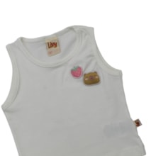 Conjunto Feminino Blusa e Saia Estampada Morangos 9896 - Livy