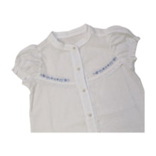 Conjunto Feminino Blusa e Saia Jeans 8254 - Mini Miss  