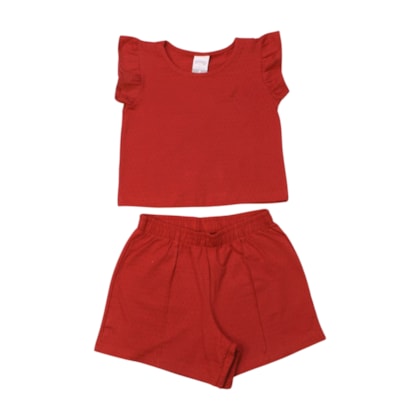 Conjunto Feminino Blusa e Shorts 00535 - Alakazoo 