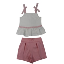 Conjunto Feminino Blusa e Shorts A0276 - Alakazoo