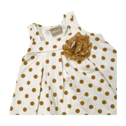 Conjunto Feminino Blusa e Shorts Bolinhas 2001023 - Milon 