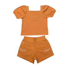 Conjunto Feminino Blusa e Shorts Borboleta Bordada 11331 - Tiny Joy 