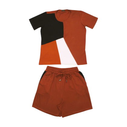 Conjunto Feminino Blusa e Shorts com Bolso CJ013 - Rose Fashion