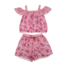 Conjunto Feminino Blusa e Shorts Estampado 37373 - Alakazoo 