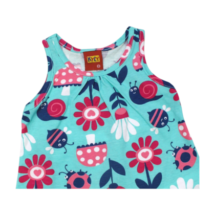 Conjunto Feminino Blusa e Shorts Estampado Flores 1000985 - Kyly 
