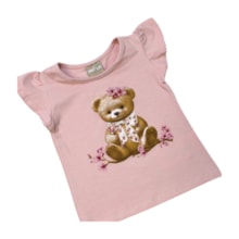 Conjunto Feminino Blusa e Shorts Estampado Flores  2001263 - Milon  