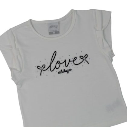 Conjunto Feminino Blusa e Shorts Estampado Laços A0342 - Alakazoo