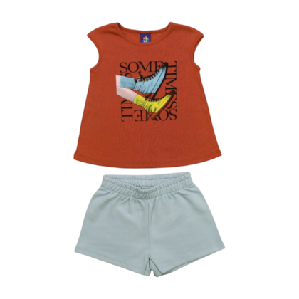 Conjunto Feminino Blusa e Shorts Estampas Sortidas 9000866 - Pipa