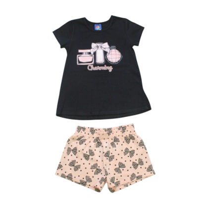 Conjunto Feminino Blusa e Shorts Estampas Sortidas 9000876 - Pipa