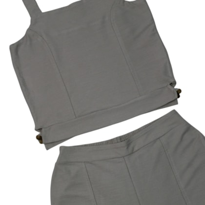 Conjunto Feminino Blusa e Shorts Flamê A0445 - H!ts