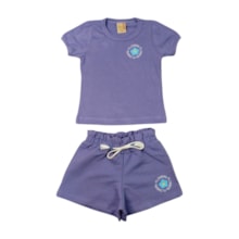 Conjunto Feminino Blusa e Shorts Flor 15104 - Hrradinhos