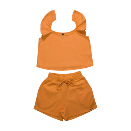 Conjunto Feminino Blusa e Shorts Jacquard J90090 - b.Joe 