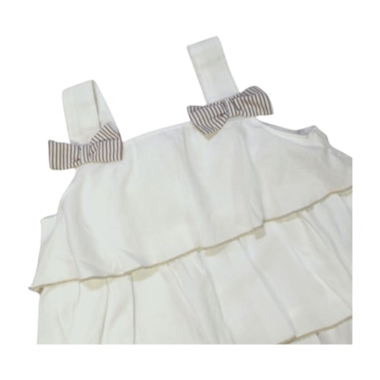 Conjunto Feminino Blusa e Shorts Listrado 2001395 - Milon