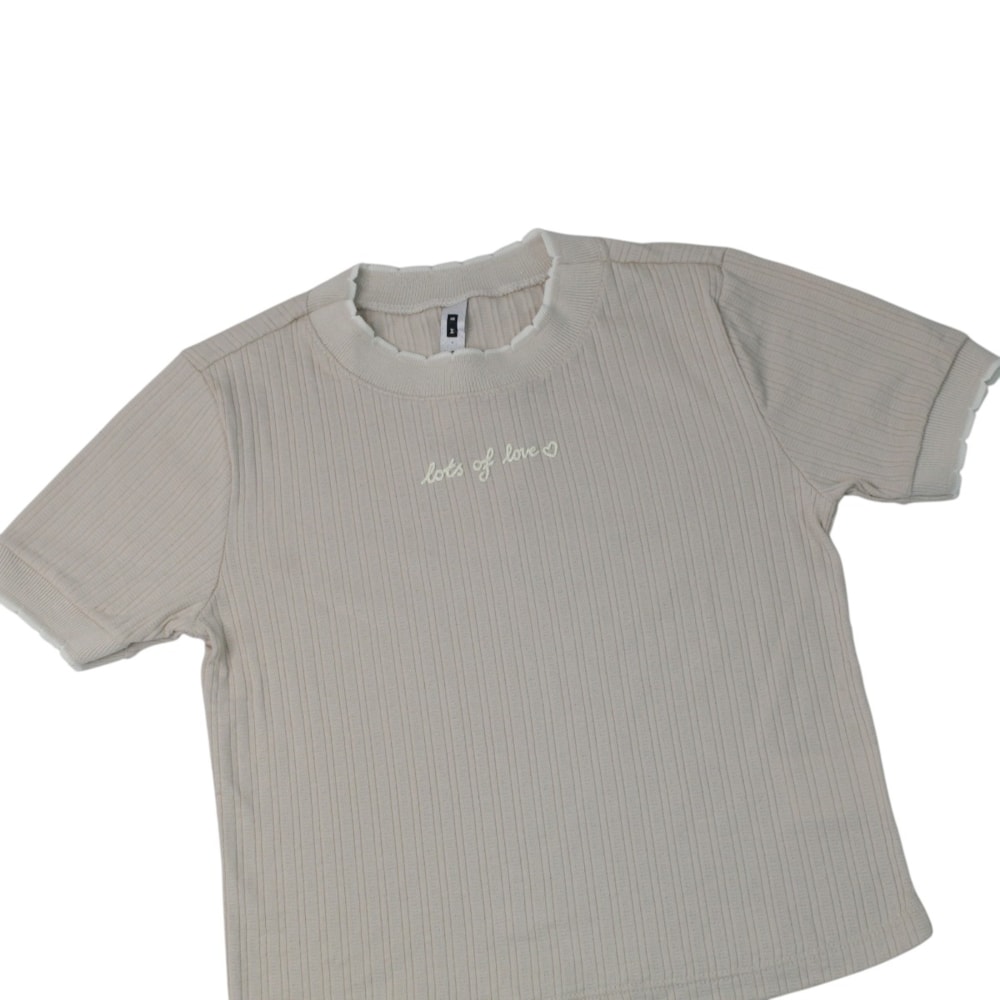 Conjunto Feminino Blusa e Shorts Listrado 23610 - Modme