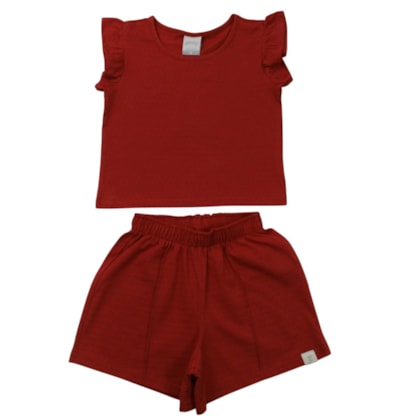 Conjunto Feminino Blusa e Shorts Nikko - 00659 - Alakazoo