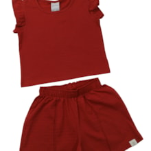 Conjunto Feminino Blusa e Shorts Nikko - 00659 - Alakazoo