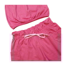 Conjunto Feminino Blusa e Shorts Poá com Bolso 5265 - Bicho Bagunça