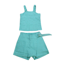 Conjunto Feminino Blusa e Shorts Saia com Brilho 706 - Lit 